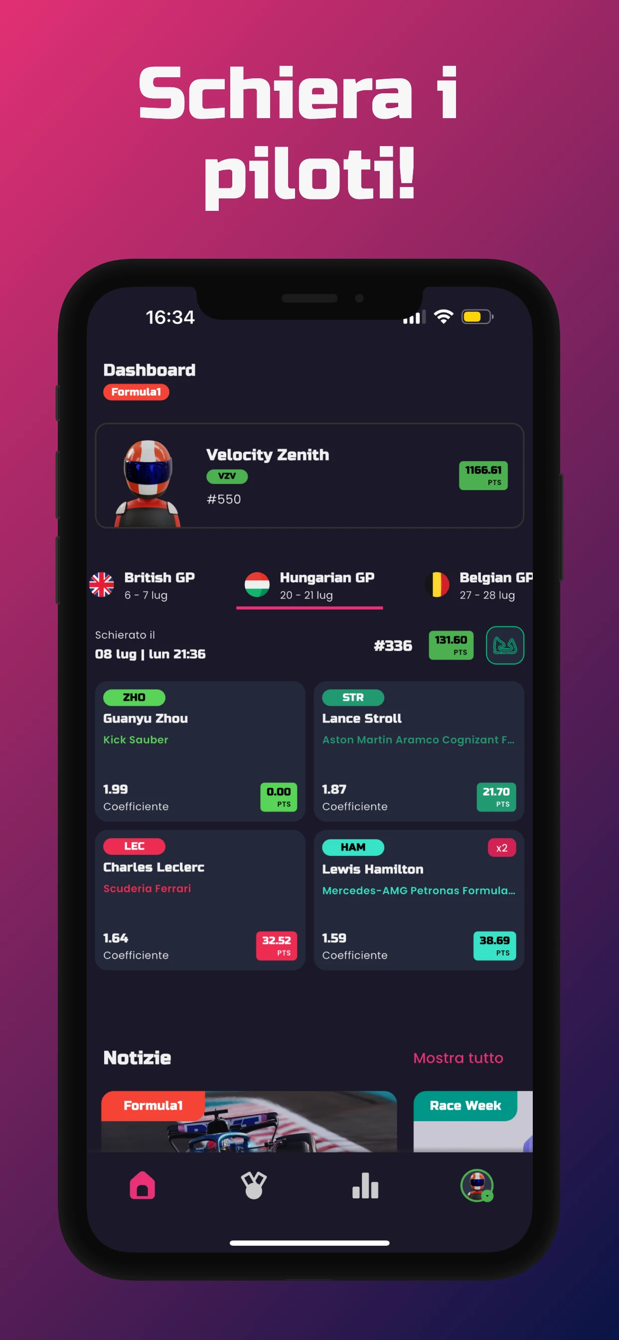 FantaFOne - Fanta Motorsport screenshot 1